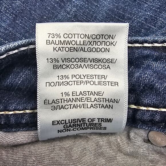 Silver Jeans Co Womans size W26/L31 Suki Mid Slim Bootcut Denim Blue Jeans Y2K - Picture 8 of 9